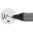 thumbnail image 5 of Schneider Ray Cartridge Rollerball Pen M (Medium), Refillable, Onyx Barrel, Royal Blue Erasable Ink Cartridge, Pack of 1 Pen (187807), 5 of 8