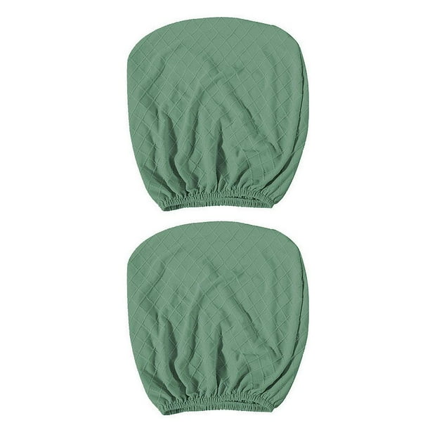 Funda de respaldo elástica de tipo dividido Wosthever 2 piezas sillas giratorias desmontables estilo Simple Verde militar