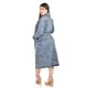 thumbnail image 3 of Vestido midi de mezclilla Roman Fashion /Tallas Extras, 15266 (Azul claro) azul 38, 3 of 6