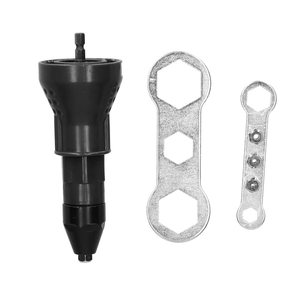Herramienta De Inserto De Adaptadores De Perforación, Nylon Nylon De 2.6 Pulgadas De Nylon Duradero Adaptador De Perforación De Pistola De Tuerca Eléctrica De Acero A Alta