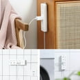 thumbnail image 3 of No Drill Power Strip Holder, Self-Adhesive Surge Protector Mount with Cable Management, Punch Free Socket Organizer for Desk Wall Cabinet, Space Saving Plug-in Bracket with Strong Sticky Pad, 3 of 8