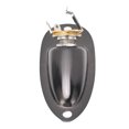 thumbnail image 4 of Metal Boat Style Guitar Input Jack With String Fixators, 6.35mm Jack, For Electric Guitars, 4 of 8