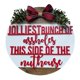 thumbnail image 1 of Suspensión De Puerta Con Tema De Vacaciones De Navidad, Corona Redonda De Madera, Decoración De Puerta Delantera De Navidad Minnieouse HA039205-00, 1 of 6