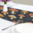 thumbnail image 4 of Yayeee Table Runner 90 inches Long Home Kitchen Dinning Party Decoration, Black Mushroom Pattern, 4 of 7