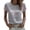 Grey, variant on Women's British Flag Print Short Sleeve Round Neck T Shirt Casual Comfortable Tee Top For Ladies Fashion Apparel Red XXL