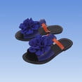 thumbnail image 3 of Sandalias de Playa Planas Casuales de Moda con Detalle Floral para Zapatillas de Verano de las Mujeres Al Aire Libre para Uso Interior, 3 of 6