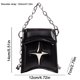 thumbnail image 3 of Bolso bandolera para mujer, bolso de mensajero con cadena, bolsos informales, bolso de mano para mujer, monedero suave, 3 of 8