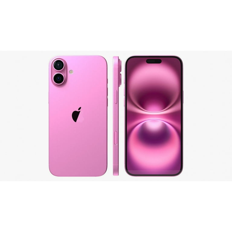 Restored Apple iPhone 16 Plus - Spectrum- 128 GB Pink (Refurbished