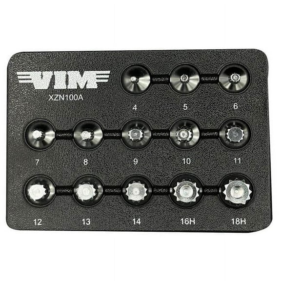 0.37 in. XZN Driver Set - 13 Piece