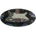 thumbnail image 5 of 3D Electric Guitar Round Carpet Circle Rug Outdoor Patio Area Rug Washable Large Area Rugs Hallway Room Decor Fitness Mats, 5 of 8