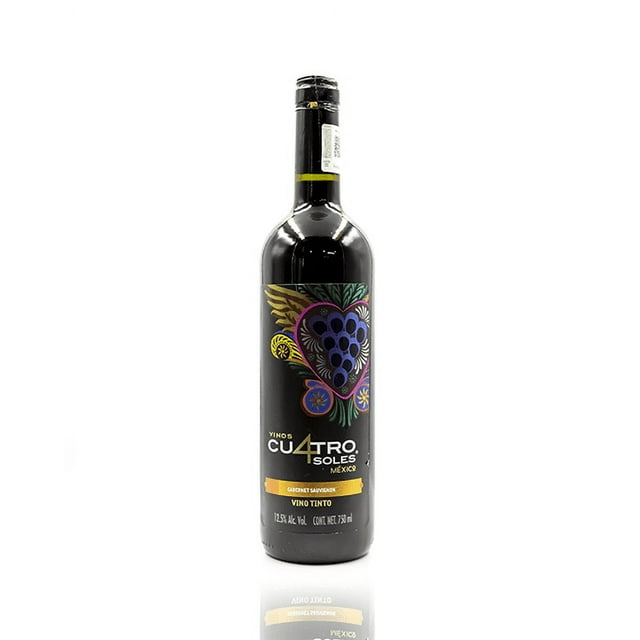 Pack De 3 Vino Tinto Cuatro Soles Cabernet Sauvignon 750Ml