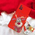 thumbnail image 1 of Christmas Reindeer Santa Claus Key Chain Case For iPhone 15 Pro Max 15 Pro For iPhone 15 Plus Hat Tree Snowman Tpu Cover, 1 of 5