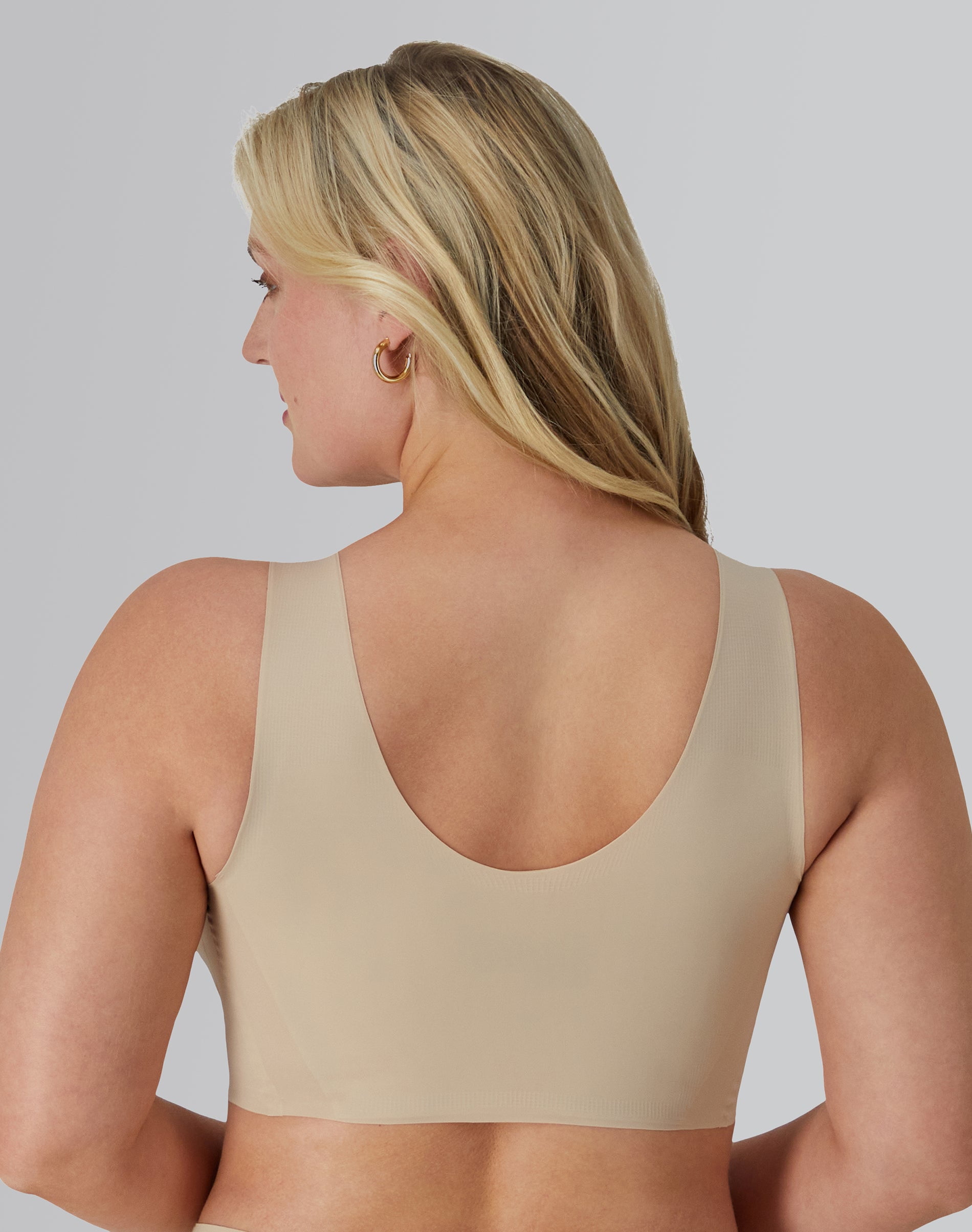 Women's Bali DF3491 Comfort Revolution EasyLite Seamless Wirefree Bra (Nude M)
