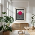 thumbnail image 6 of Red Sunset Waves - Illustration Abstract Geometric Minimalist Line Art Waves Modern Art Pop Art Unframed Wall Art Print 6 x 8 inches, 6 of 16