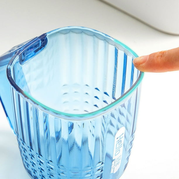 Gobelet Pour Bain De Bouche Transparent - En Polypropylène - Dimensions 8x8x10,3 Cm - Réutilisable, Facile à Tenir Et Résistant à La Chaleur