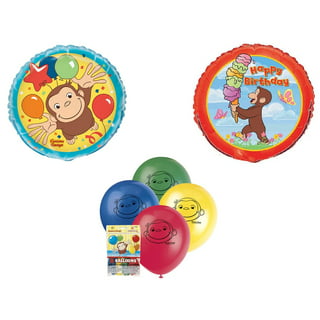 53) Little Monkey, Curious George Foil Balloon, 18in - Licensed