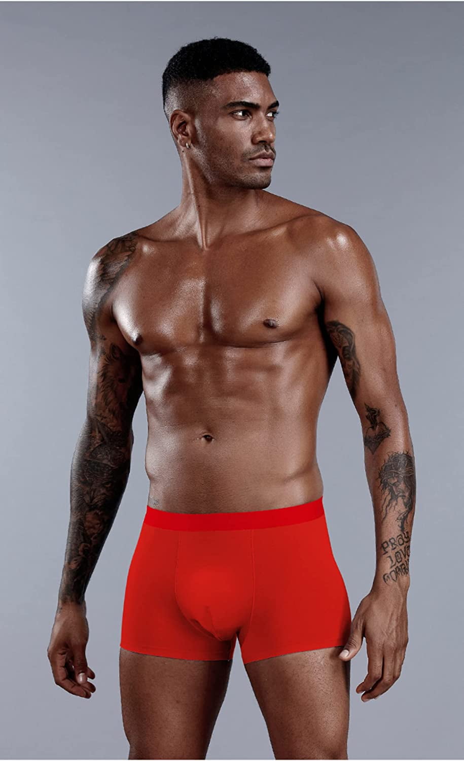 CoCopeaunt Men Chinese New Year Lucky Red Underwear Spring