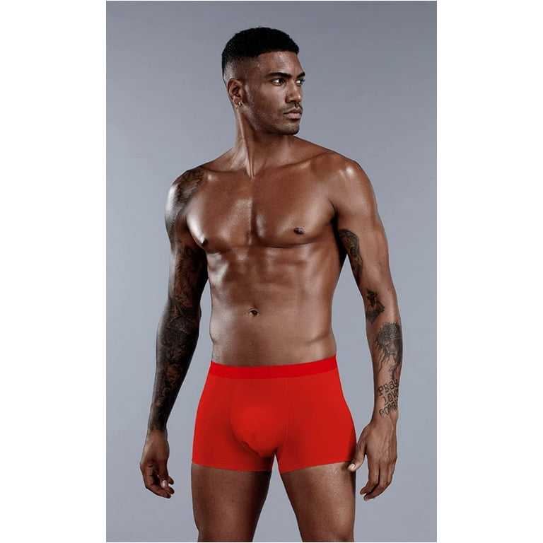 CoCopeaunt Men Chinese New Year Lucky Red Underwear Spring Festival Rabbit  Year Boxer Briefs Panties Soft Stretch Shorts Trunks 