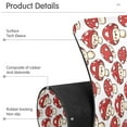 thumbnail image 4 of 2 Pack Red Cute Mushrooms Faucet Mat for Kitchen Sink 30'' Sink Splash Guard Mat Super Absorbent Fast Drying Drain Pad, 4 of 9