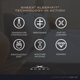 thumbnail image 3 of SHEEX - Active Comfort Cooling Sheets Set (Queen) Parchment - Moisture Wicking - 1 Flat Cooling Sheet, 1 Fitted Cooling Sheet, 2 Cooling Pillow Covers - Wrinkle Free - Sleep Aid, 3 of 8