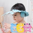 thumbnail image 2 of HLONKBaby Bonnet de Douche Réglable pour Enfants Protection des Oreilles Sûr Shampooing Bain Protection de la Tête, 2 of 9