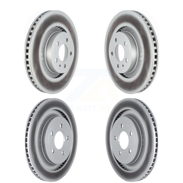 Genius Front Rear Coated Disc Brake Rotors Kit for Car Ford Mustang KG-101546