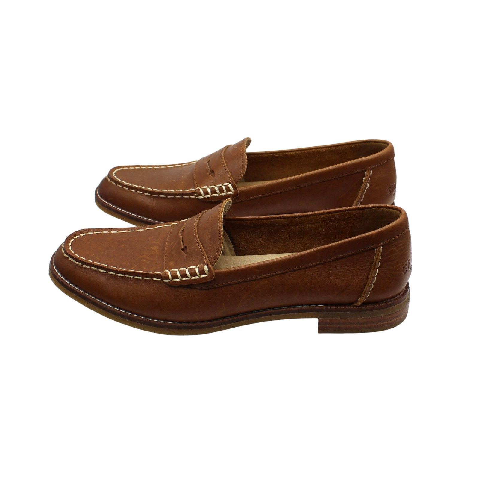Sperry Seaport Penny Shoes Tan - Walmart.com display picture 1