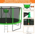 thumbnail image 4 of CITYLE Trampoline 12FT 1200LBS Trampoline for Adults and Kids Trampolines with Basketball Hoop, Enclosure, Outdoor Heavy Duty Trampoline, Easy to Install & Last Long, 4 of 5