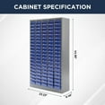 thumbnail image 3 of Yeeoy 100 Drawers Spare Parts Cabinet Screws Parts Storage Bin Organizer, Hardware Tool Component Bolt and Nut Storage Cabinet with Shelves & Labels, 3 of 8