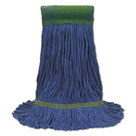 MaxiClean Loop-End Mop, Cotton/Synthetic, 20 oz, Blue