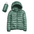 thumbnail image 6 of XXWXYD Girls Lightweight Packable Hooded Puffer Coat - Winter Warm Down Jacket Windproof Zip Up Outerwear with Pockets, ChristmasGift for Kids, 6 of 6
