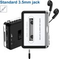 thumbnail image 4 of HLONK Lecteur de Cassettes Baladeur Cassettes Rétro Ruban vers MP3 Convertisseur CD Portable USB Capture de Boîtier Stéréo Audio Lecteur de Musique Compatible avec Ordinateur Portable/PC Ordinateur Convertir Cassette en Numérique, 4 of 6