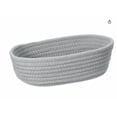 thumbnail image 2 of Fufafayo 3Pcs Rope Storage Basket, Hand-Woven Cotton Organizer Basket for Snacks, Cosmetics and Office Supplies, Decorative Desktop and Countertop Container for Home, Kitchen or Bathroom, Natural, 2 of 9