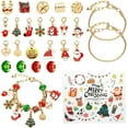 thumbnail image 3 of Christmas Advent Calendar 2025 Bracelet for 6-18 Year Kids Girl, 24 Days Christmas Countdown Calendar Bracelet with 2 Diy Jewelry Bracelets And 22 Charms Making Kit for Teen Girls, 3 of 8