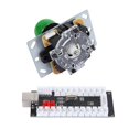 thumbnail image 3 of 30/24 Cassette Button 5P Rocker Single Kit Black USB Core Board Arcade Kit Green, 3 of 5