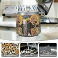 thumbnail image 6 of Yayeee Ashtray with Lid for Cigarette Smokeless Stainless Steel Home Ash Holder, Bright Skeleton, 6 of 7