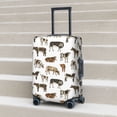 thumbnail image 4 of Salouo Cow Pattern Travel Dust-proof Suitcase Cover, Softside Suitcase Protector Luggage Cover Protector for 18-32inch ,Not Included Suitcase, 4 of 8