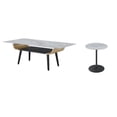 thumbnail image 1 of Pemberly Row Set of 2 End Table and Coffee Table with Gray Marble Texture Top, 1 of 8