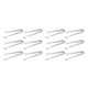 thumbnail image 1 of Matsuzay Juego de 6 pinzas para hielo de acero inoxidable, sin olor, fácil de almacenar, ahorra tiempo y esfuerzo, Clip de cocina, buen 15cm 2Conjunto, 1 of 6