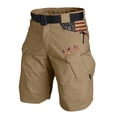 thumbnail image 3 of 250th Anniversary Cargo Shorts for Men Patriotic Graphic Distressed Washed Shorts American Flag 250 Year American Anniversary Cargo Shorts Baggy Casual Hiking Outdoor Golf Patriotic Shorts,Brown 2XL, 3 of 3