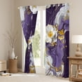 thumbnail image 3 of Homewish Marble Artwork Adult Black Out Curtains, Romantic Purple Abstract Curtains Pack of 2 (42x63 Each), Modern Fashion Art Bedroom Curtains, Curtains Blackout Home Decor, 3 of 6