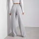 thumbnail image 5 of Pantalones deportivos de algodón para mujer, con bolsillos, ajustados, informales, para correr, hacer ejercicio y yoga., 5 of 7