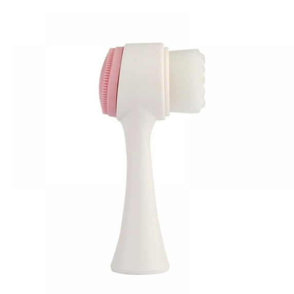 3D Double Sides Silicone Facial Cleansing Brush Face Deep Cleaning Massage Beauty Brush