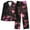 Pink, variant on MIUOWANP Womens Big and Tall Pajama Sets Women's Valentine's Day Printed Pajama Set For Daily Home Wear With Pocket Green L