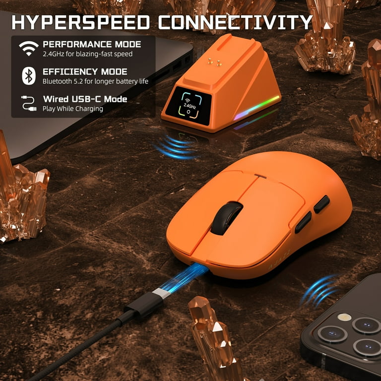 ATTACK SHARK x AJAZZ AJ159 APEX PAW3950 Triple Mode Gaming Mouse