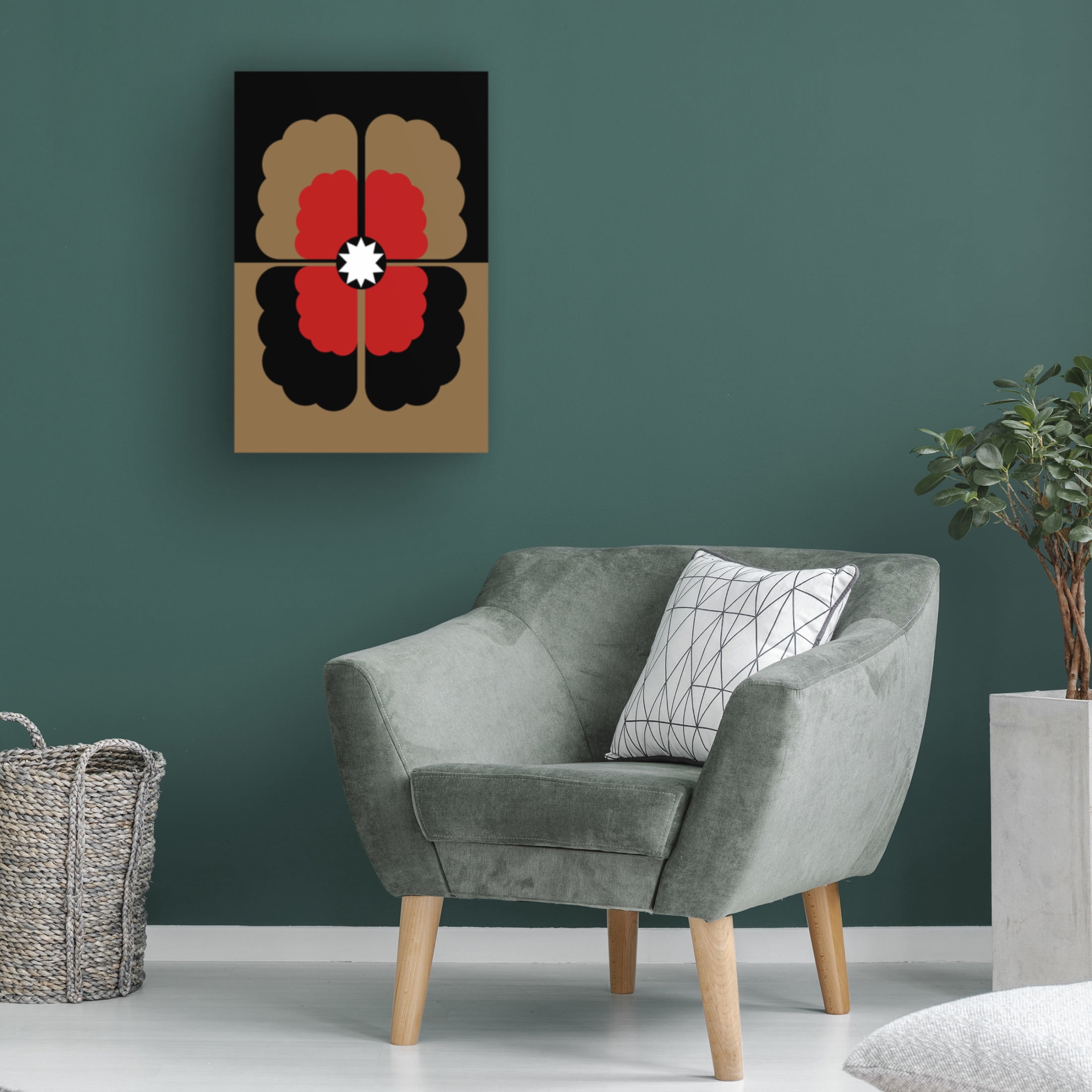 Trademark Fine Art Frances Collett  Pansy 1960 Canvas Wall Art