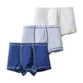 thumbnail image 2 of Purcolt 3pc Boxers Shorts for Boys Comfort Casual Cotton Elastic Waisted Classic Fit Underwear Trunk Breathable Loose Boxer Briefs Loungewear, 2 of 8