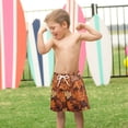 thumbnail image 4 of FORMRS Boys Swim Trunks Quick Dry Mesh Liner Boardshorts Sizes XS-XL, Fall Pattern, 4 of 7