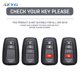 thumbnail image 5 of Funda de TPU para llave de coche, funda para llavero para Toyota CHR Camry Corolla RAV4 Highlander C-HR Prius Land Cruiser Prado, accesorios para llavero, 5 of 5