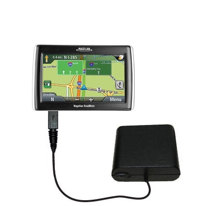 Portable Emergency AA Battery Charger Extender suitable for the Magellan Roadmate 1470 - with Gomadic Brand TipExchange Technology